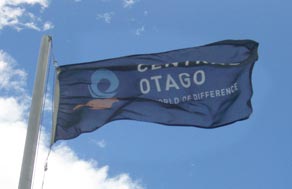 Flags with the World of Difference logo.