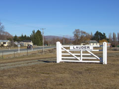 Lauder is situated on the Otago Central Rail Trail between Omakau and Becks