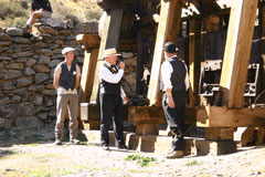 Historical reenactment at Come-in-Time Quartz Reef